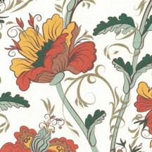 Golden Yellow Poppies Florentine Italian Print Paper ~ Rossi Italy